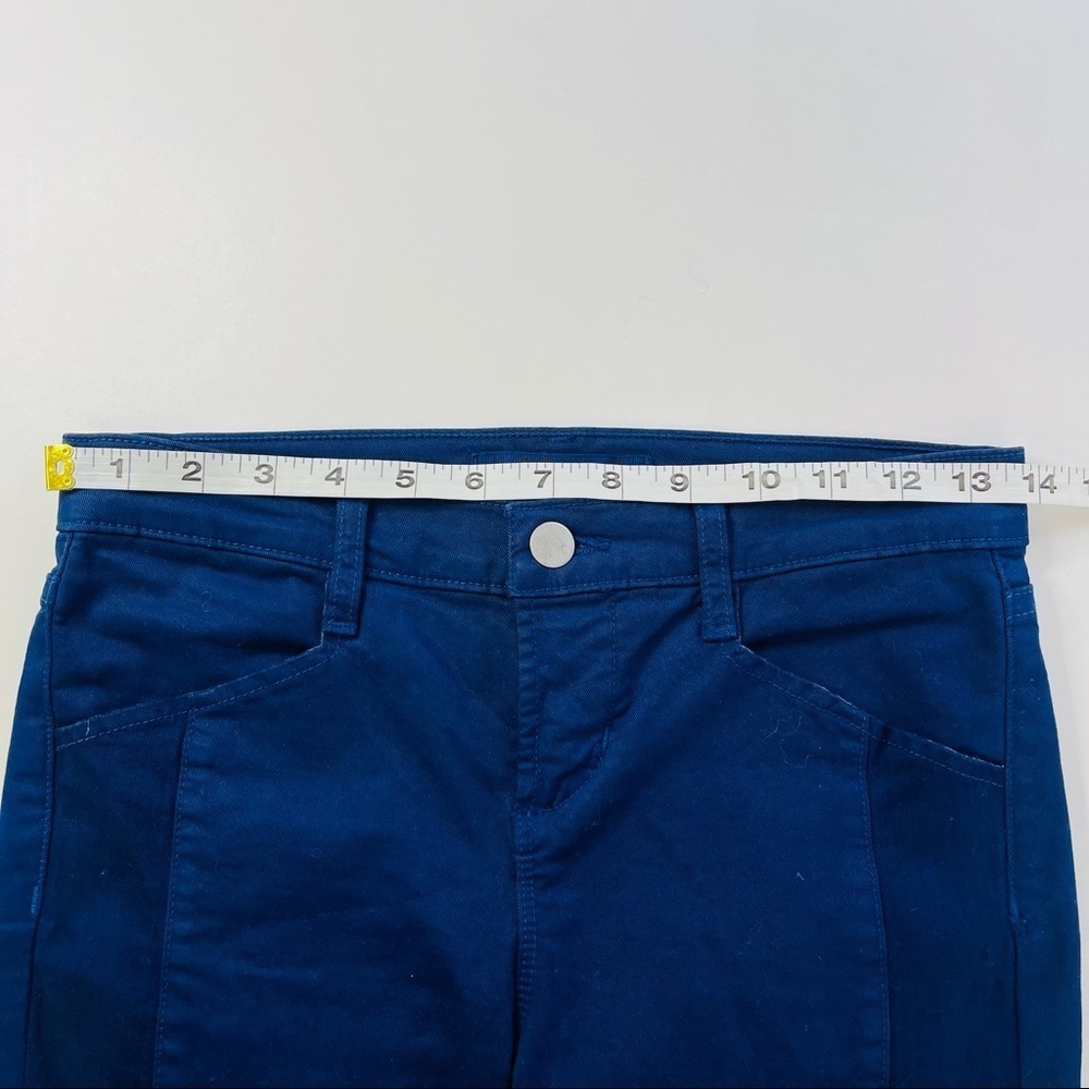 J Brand Kinsey Jeans Womens 26 Blueberry Contrast Panel Stretch Skinny - Picture 6 of 9